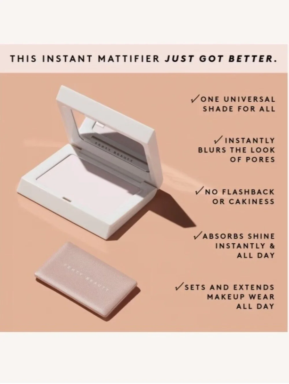 FENTY BEAUTY🔥 Invisimatte Instant Setting + Blotting Powder (Universal Color)